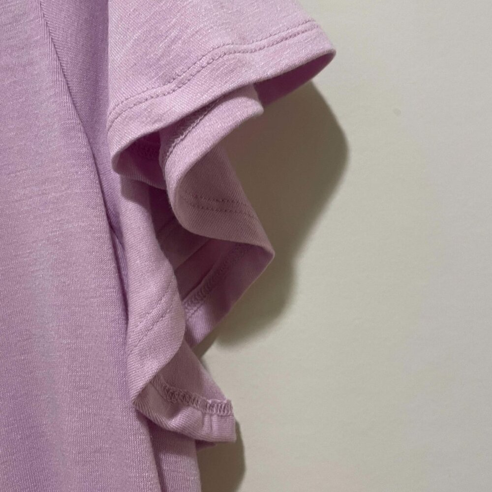 West Loop Women’s Ruffle Sleeve Tunic Top Shirt Light Purple Size M - New - Picture 3 of 4
